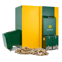 Chaudière mixte bois déchiqueté ou granulés KWB Multifire